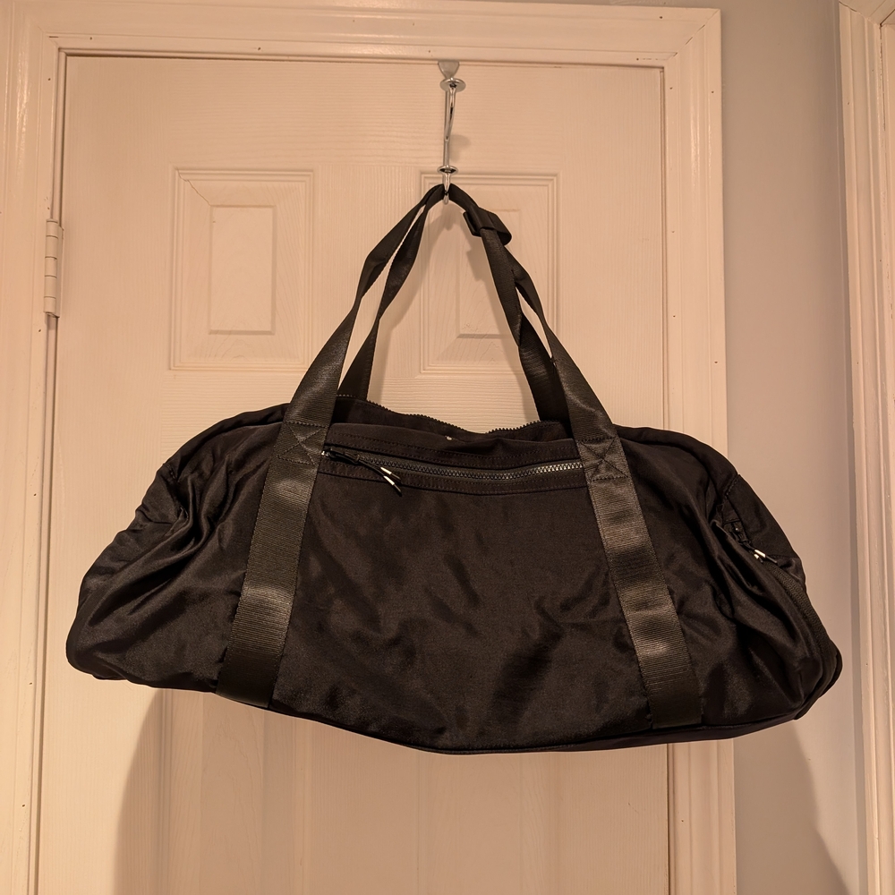 Fabletics Black Duffel Bag